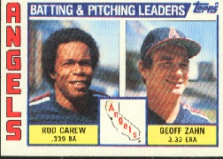 1984 Topps      276     Angels TL/Rod Carew/Geoff Zahn